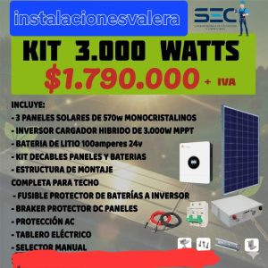 KIT 3.000 WATTS